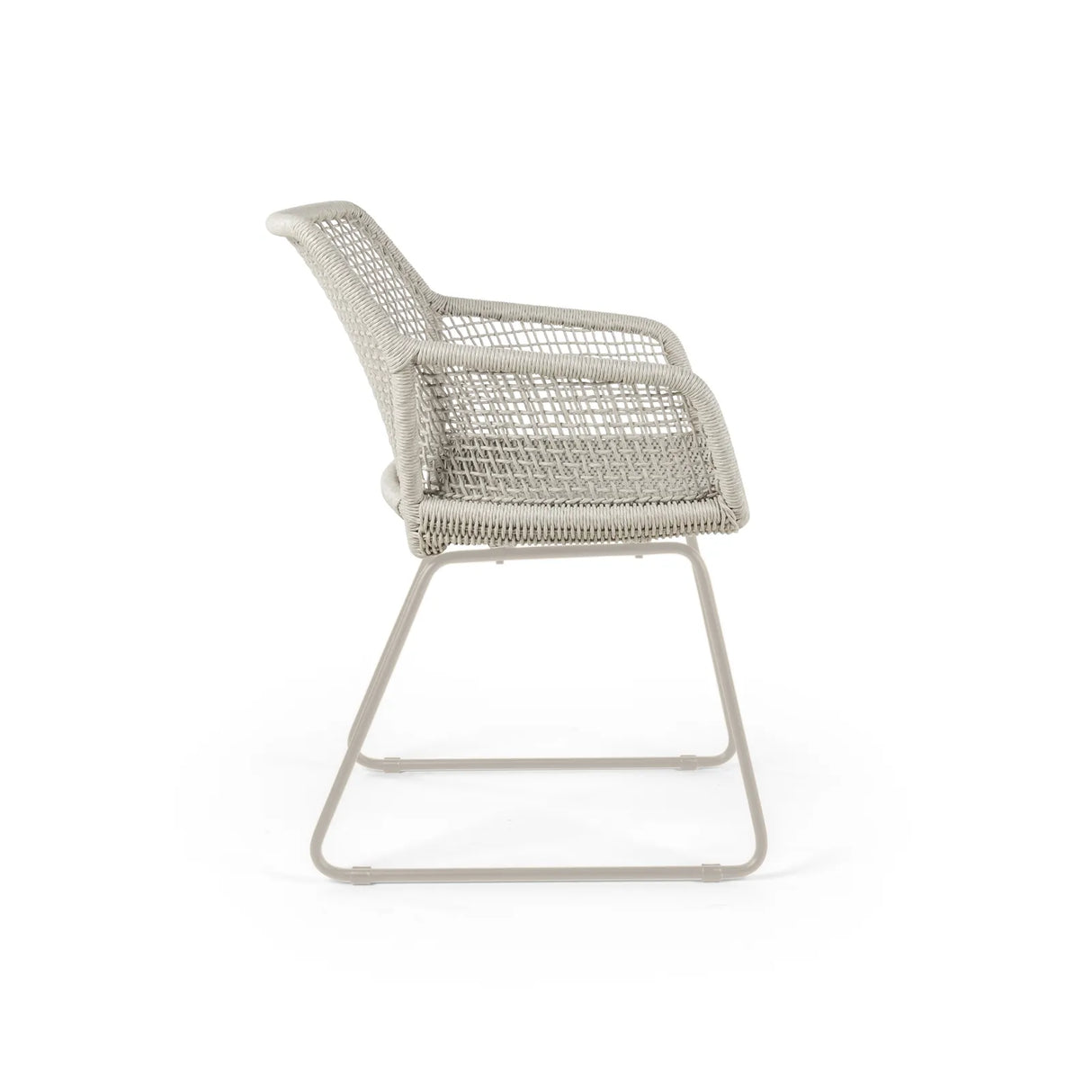 ESTA Gartenstuhl aus Aluminium Leinen geflechtet - ZEN ZONE Furniture