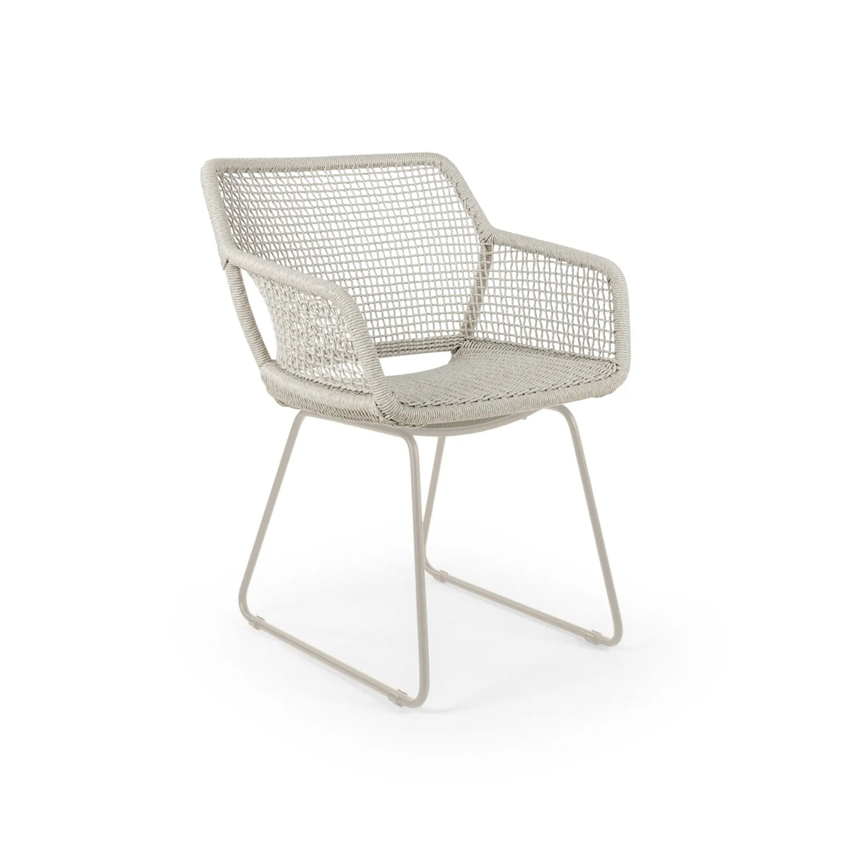 ESTA Gartenstuhl aus Aluminium Leinen geflechtet - ZEN ZONE Furniture