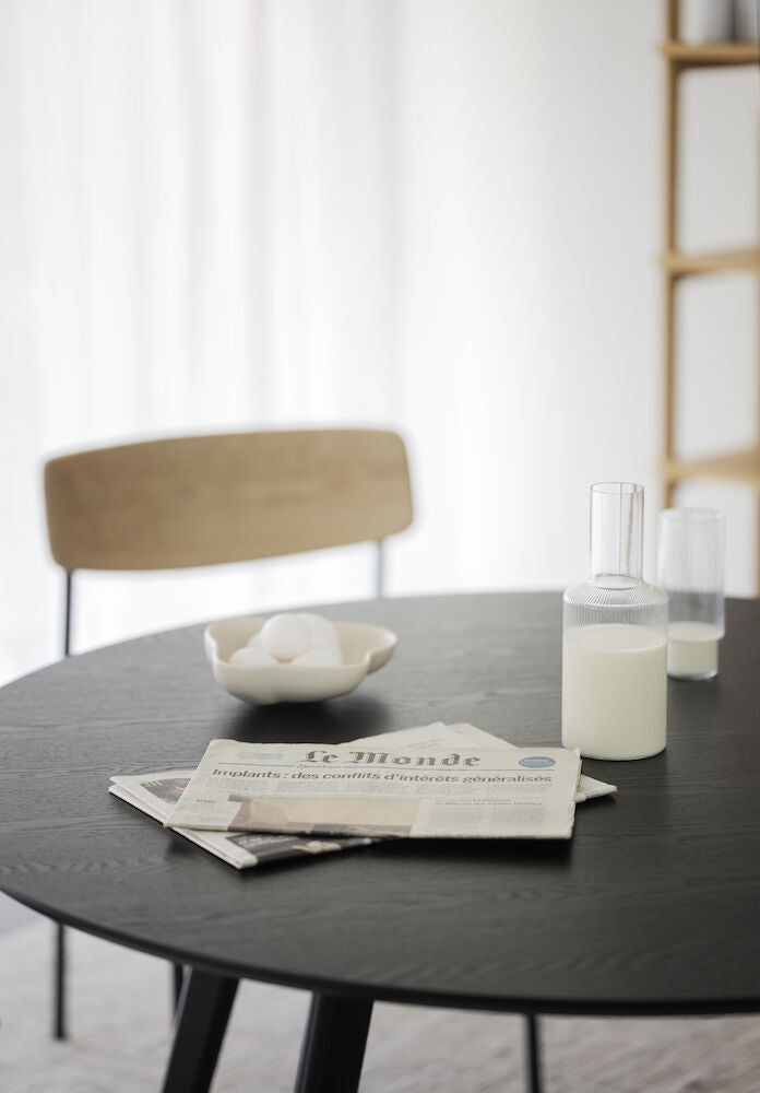 YUMI Esstisch Schwarz 115x115x75cm - ZEN ZONE