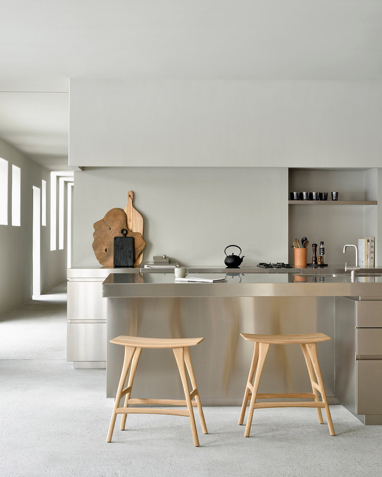 Osso Tresenhocker - Eiche - 57 x 33 x 67 cm - ZEN ZONE Furniture