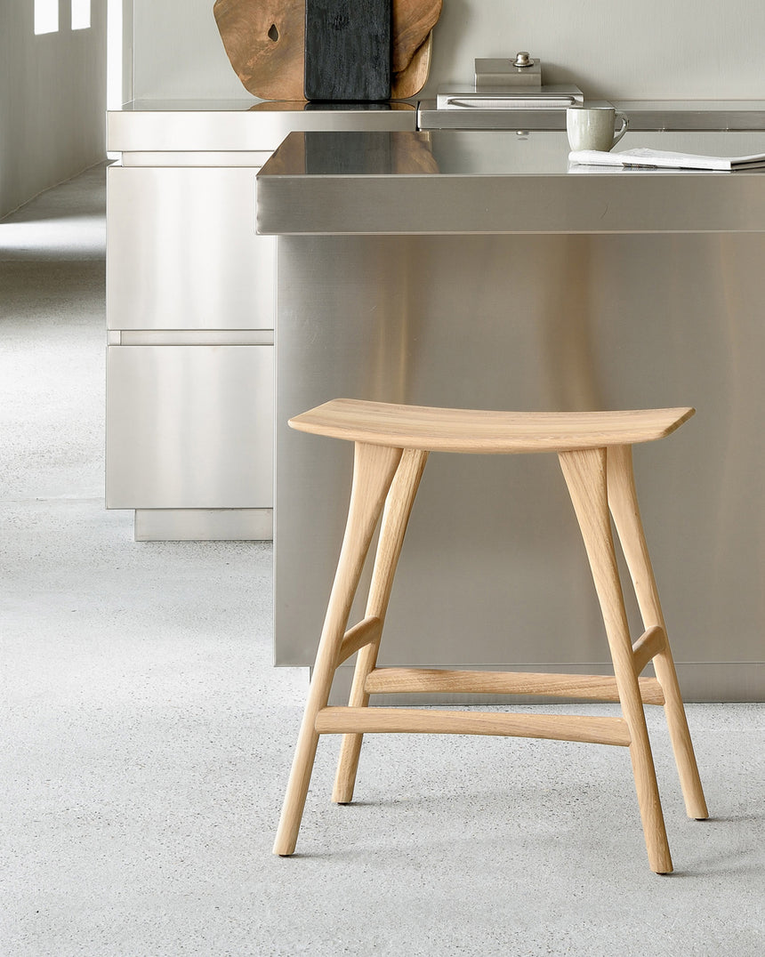 Osso Tresenhocker - Eiche - 57 x 33 x 67 cm - ZEN ZONE Furniture