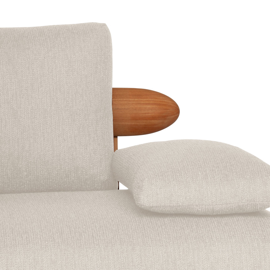 2-Sitzer Garten Sofa Lounge Livorno aus Teakholz, 218x92×72 cm - ZEN ZONE Furniture