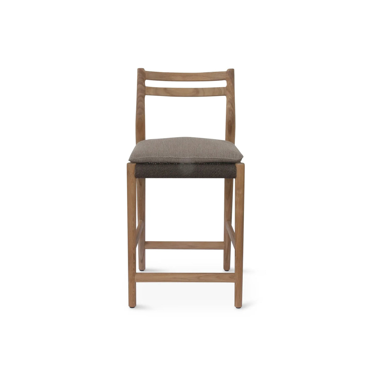 Garten Barhocker Florence aus Teakholz und Seil, Sitzhöhe 80 cm - ZEN ZONE Furniture