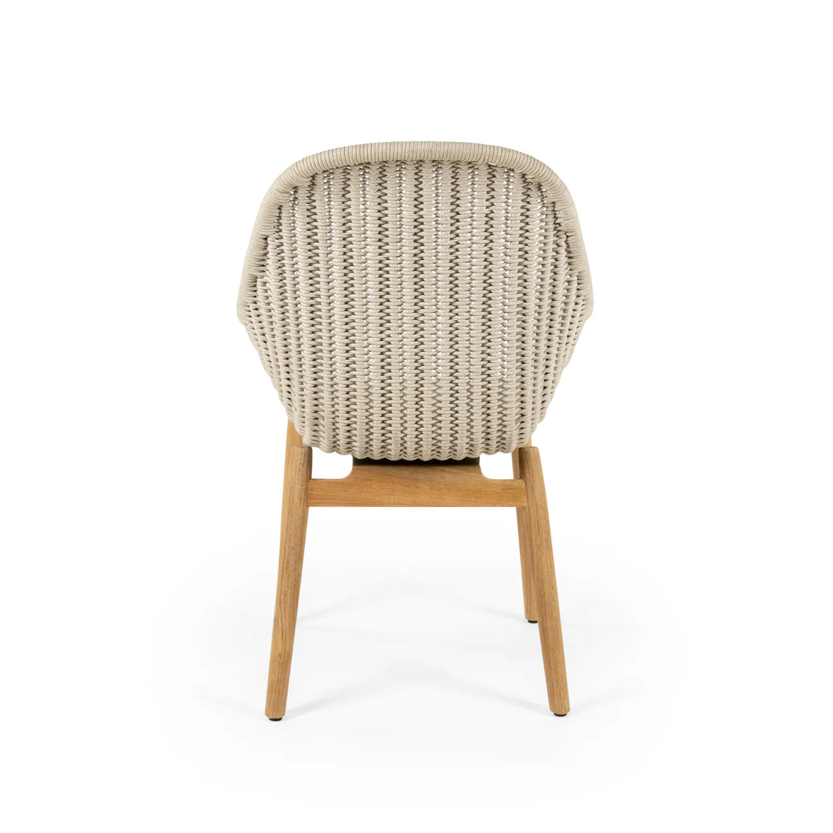 Forli Gartenstuhl mit Armlehnen aus Teakholz und Seil - ZEN ZONE Furniture