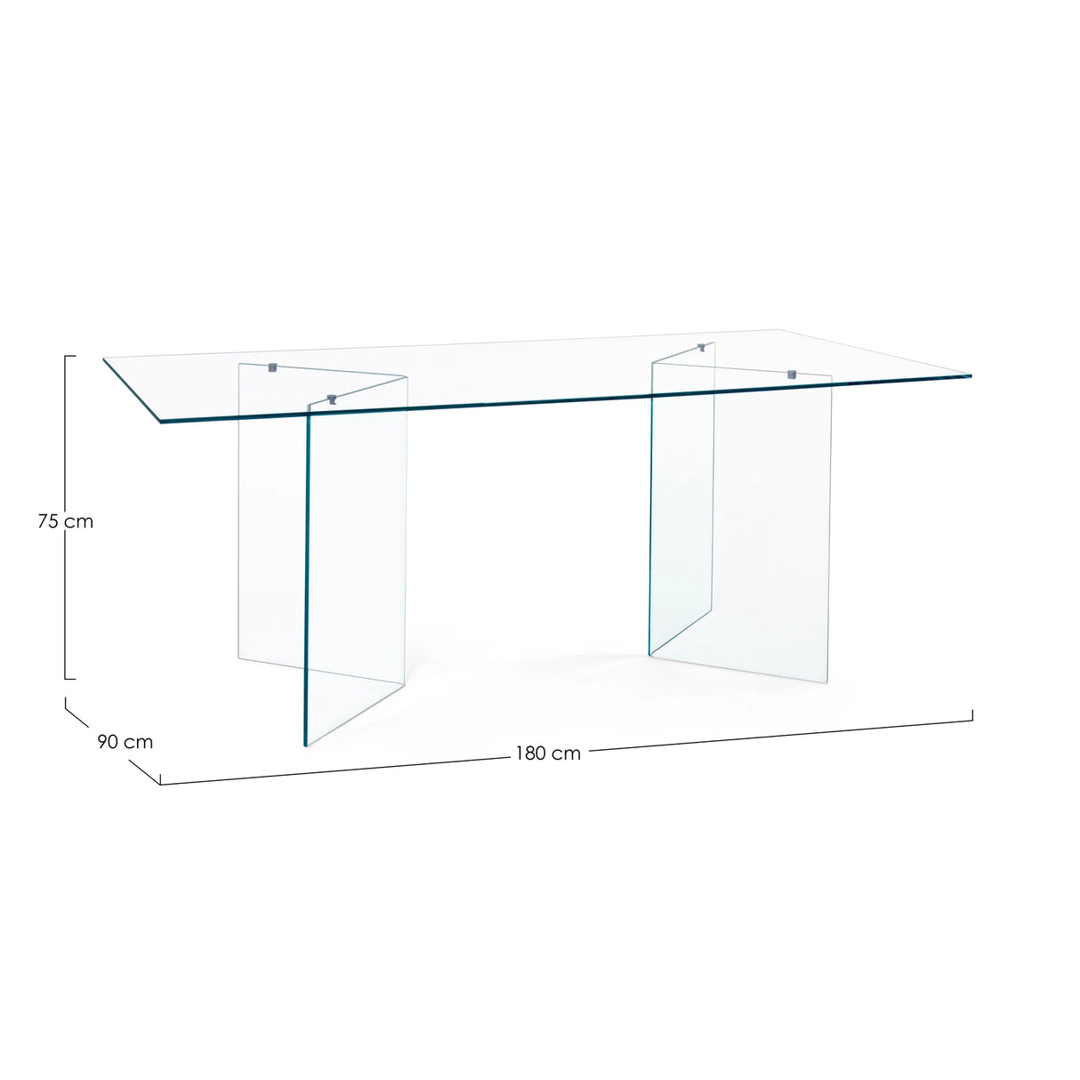 Esstisch Rechteckig 180x90cm Iride - ZEN ZONE Furniture