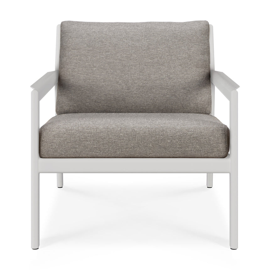 Jack Garten-Loungestuhl - Aluminium - weiß - Mocha Stoff - 74 x 89 x 74 cm - ZEN ZONE
