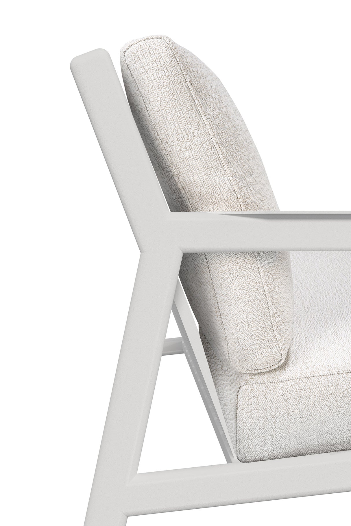 Jack Gartensofa - Aluminium - weiß - Off White Stoff - 2+ Sitzer - 178 x 89 x 74 cm - ZEN ZONE