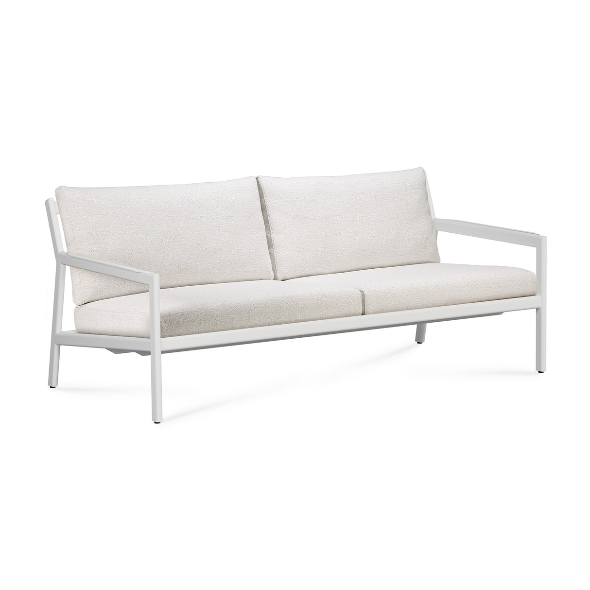 Jack Gartensofa - Aluminium - weiß - Off White Stoff - 2+ Sitzer - 178 x 89 x 74 cm - ZEN ZONE