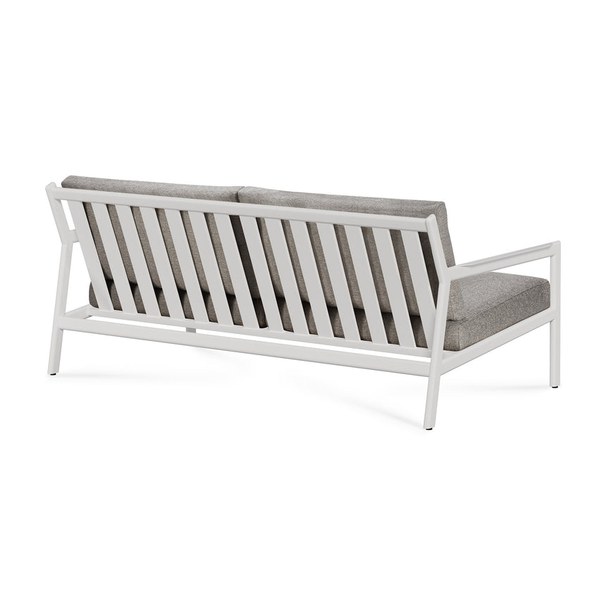 Jack Gartensofa - Aluminium - weiß - Mocha Stoff - 2+ Sitzer - 178 x 89 x 74 cm - ZEN ZONE