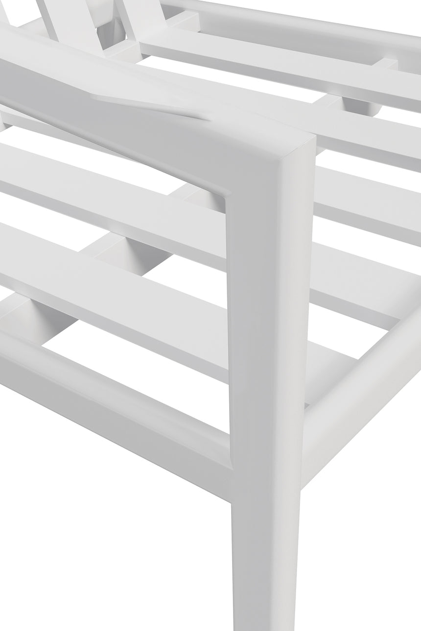 Jack Garten-Loungestuhlgestell - Aluminium - weiß - 74 x 89 x 74 cm - ZEN ZONE