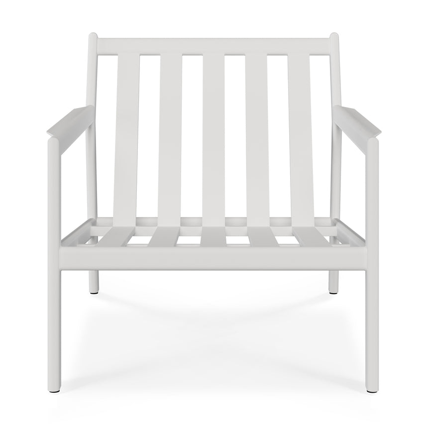 Jack Garten-Loungestuhlgestell - Aluminium - weiß - 74 x 89 x 74 cm - ZEN ZONE