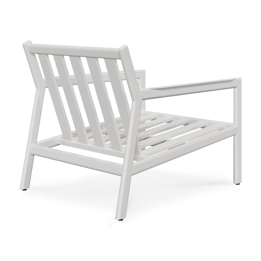 Jack Garten-Loungestuhlgestell - Aluminium - weiß - 74 x 89 x 74 cm - ZEN ZONE
