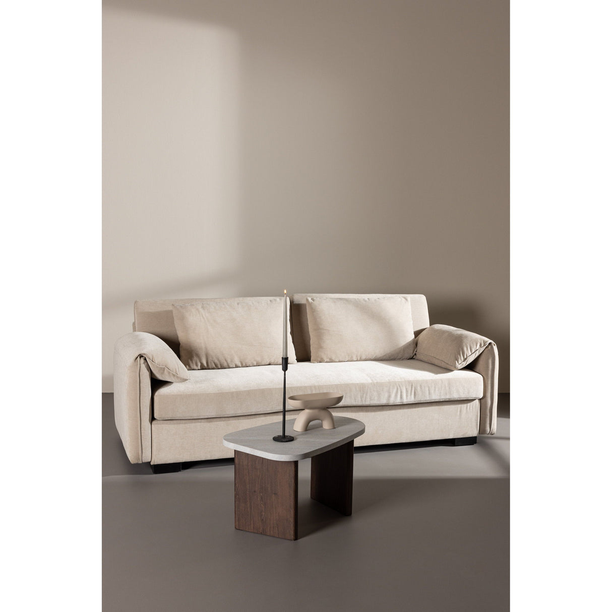 Malva 3-Sitzer Sofa - Beige - ZEN ZONE Furniture