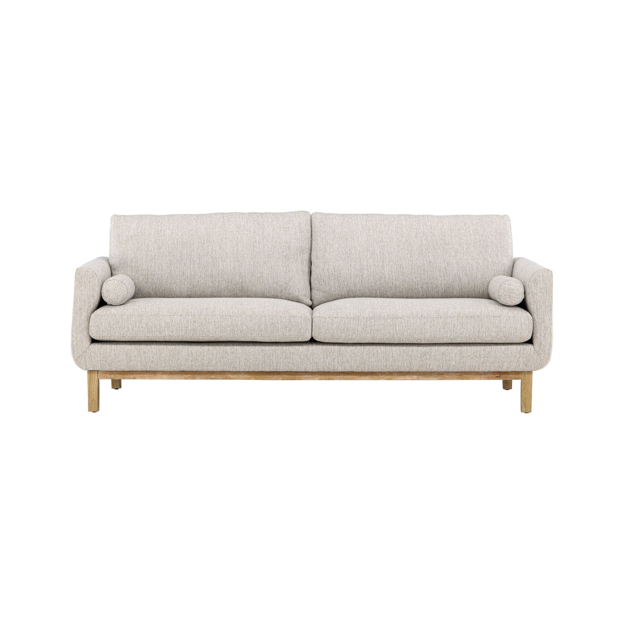 Olympos 3-Sitzer Sofa - Holzoptik / Beige - ZEN ZONE Furniture