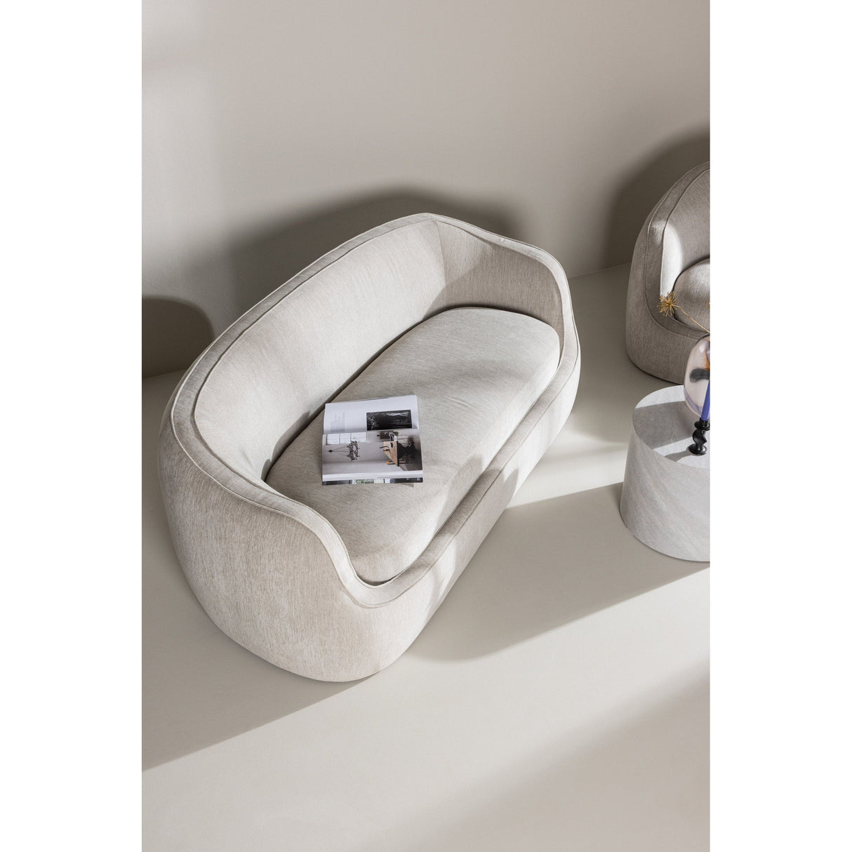 Elio 3-Sitzer Sofa - Hellgrau - ZEN ZONE Furniture