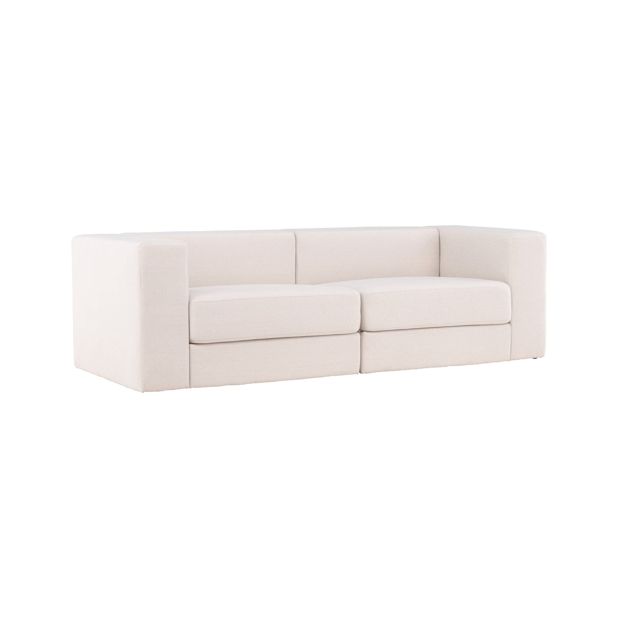 Lumi 3-Sitzer Sofa - Weißes Leinen - ZEN ZONE Furniture
