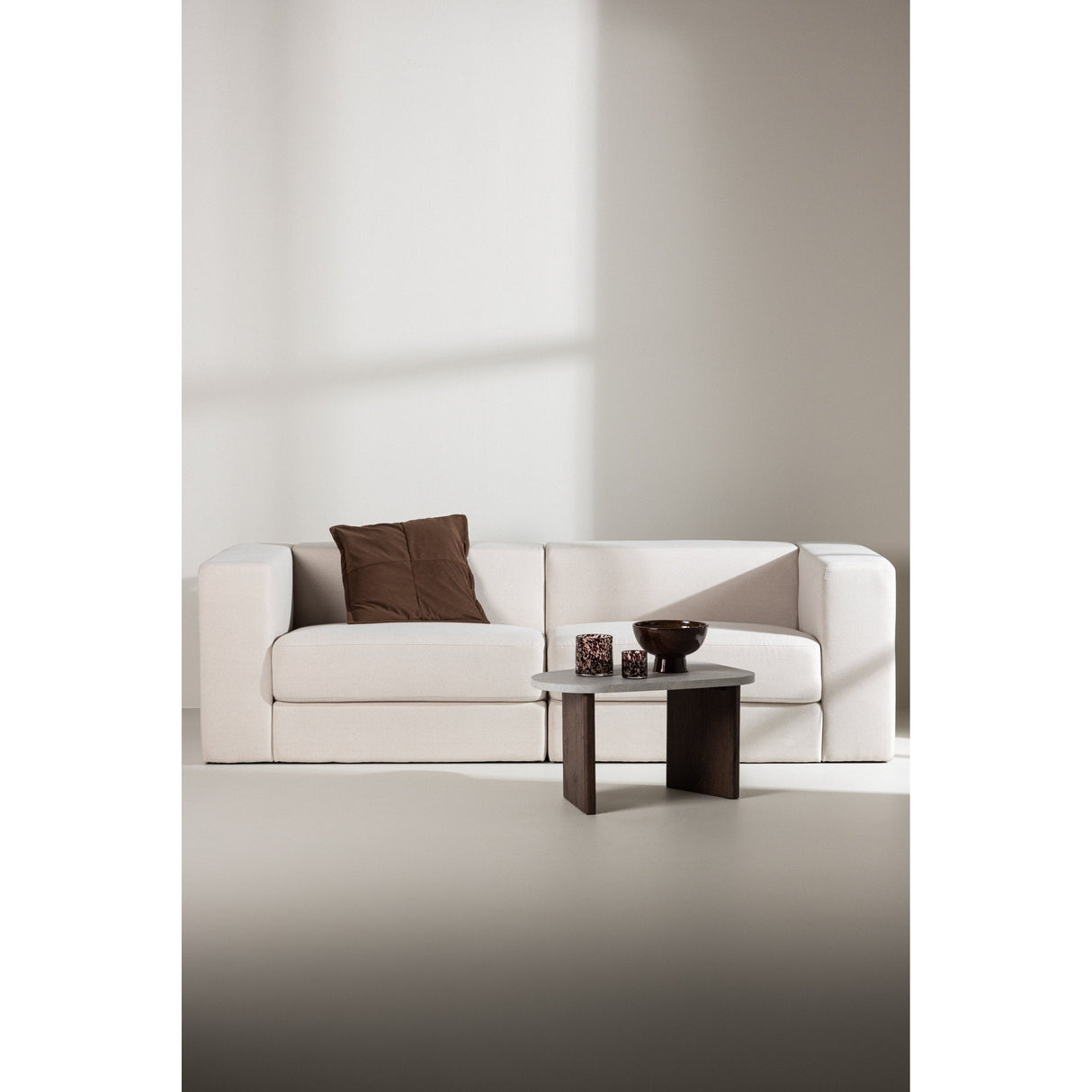 Lumi 3-Sitzer Sofa - Weißes Leinen - ZEN ZONE Furniture