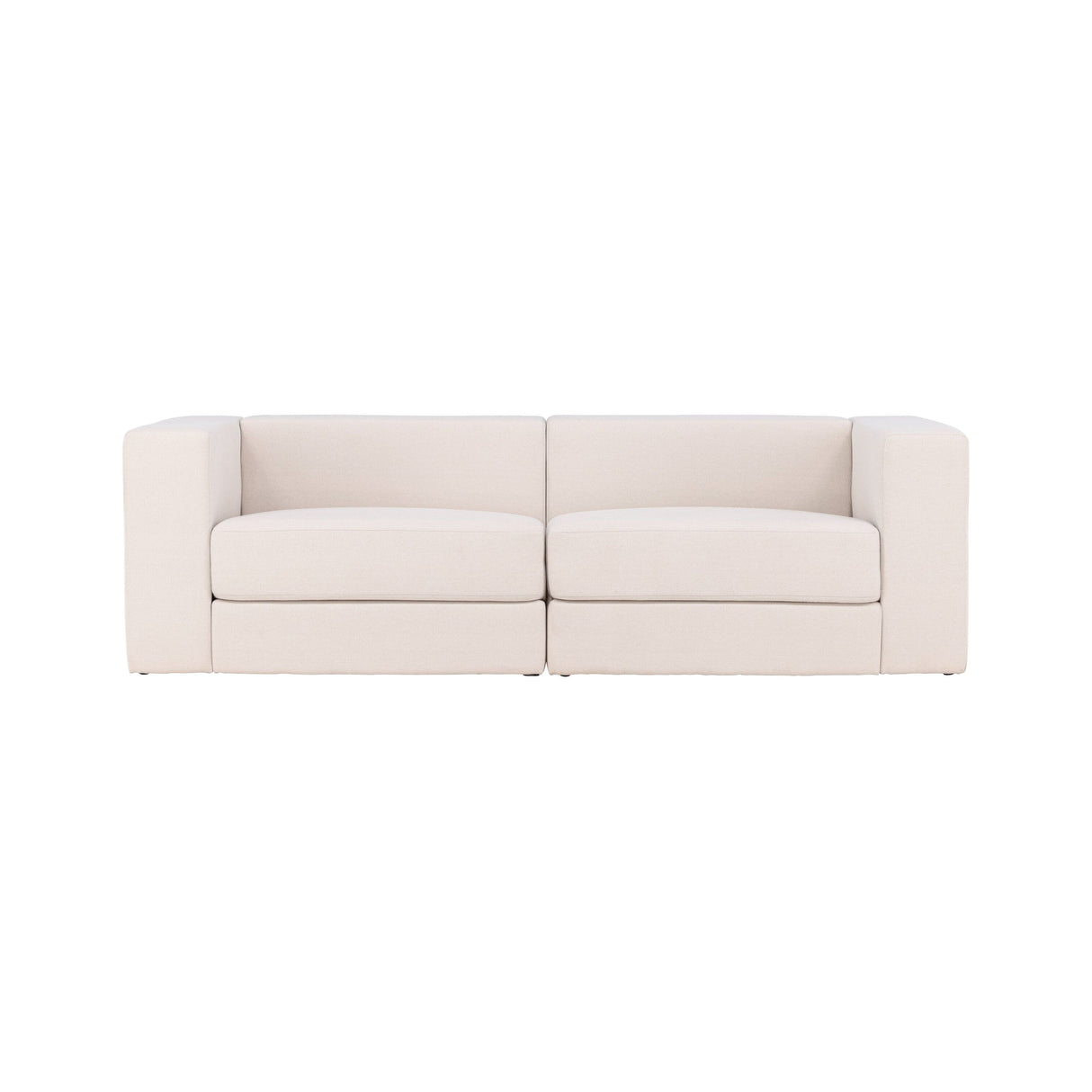 Lumi 3-Sitzer Sofa - Weißes Leinen - ZEN ZONE Furniture