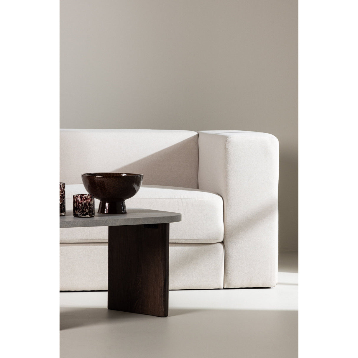 Lumi 3-Sitzer Sofa - Weißes Leinen - ZEN ZONE Furniture
