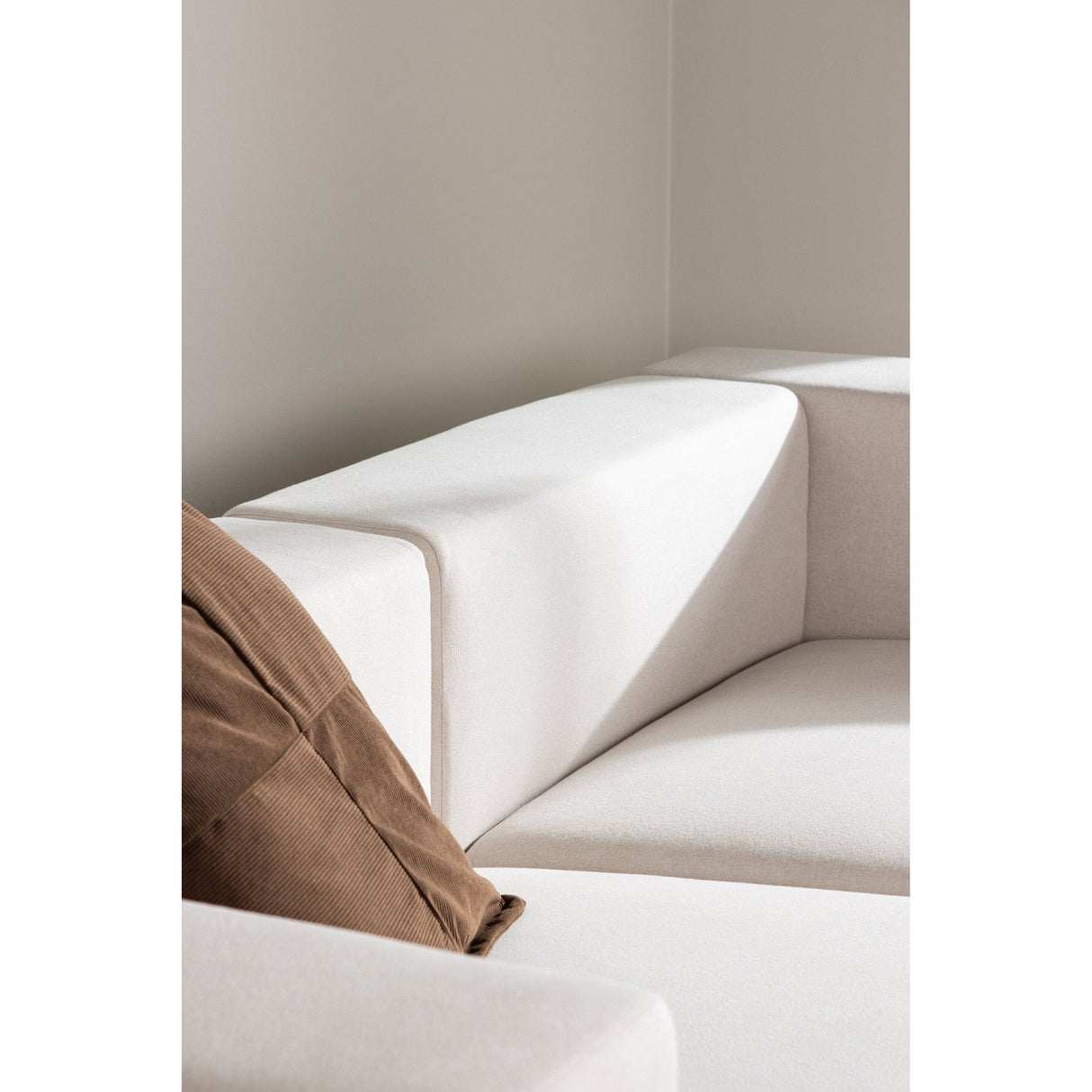 Lumi 3-Sitzer Sofa - Weißes Leinen - ZEN ZONE Furniture