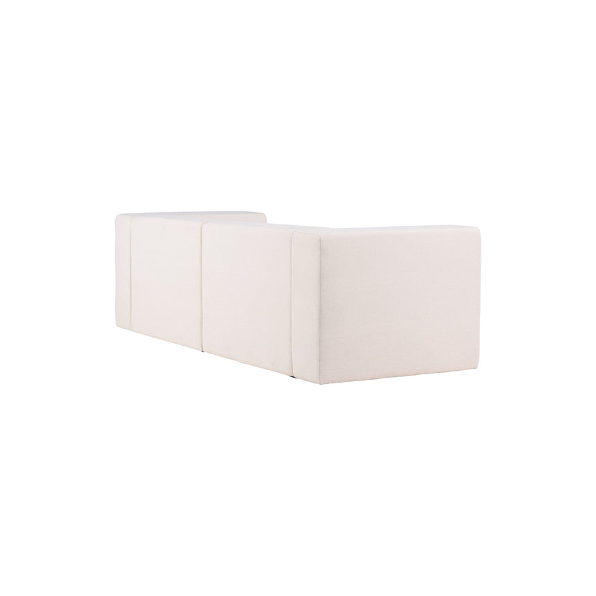 Lumi 3-Sitzer Sofa - Weißes Leinen - ZEN ZONE Furniture
