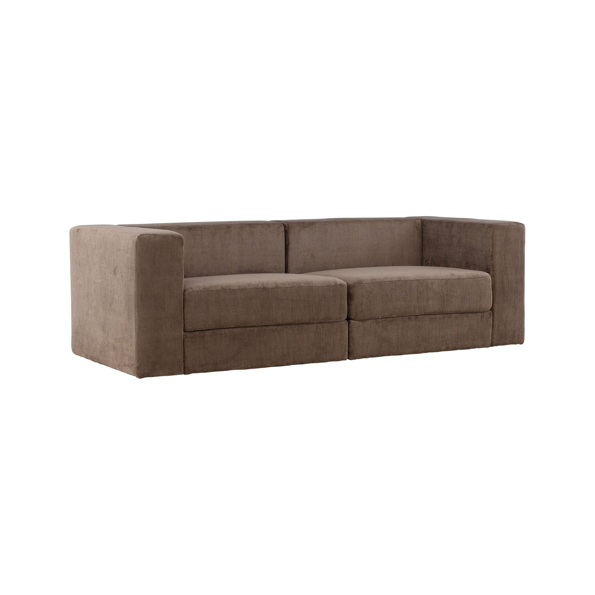 Lumi 3-Sitzer Sofa - Braunes Leinen - ZEN ZONE Furniture