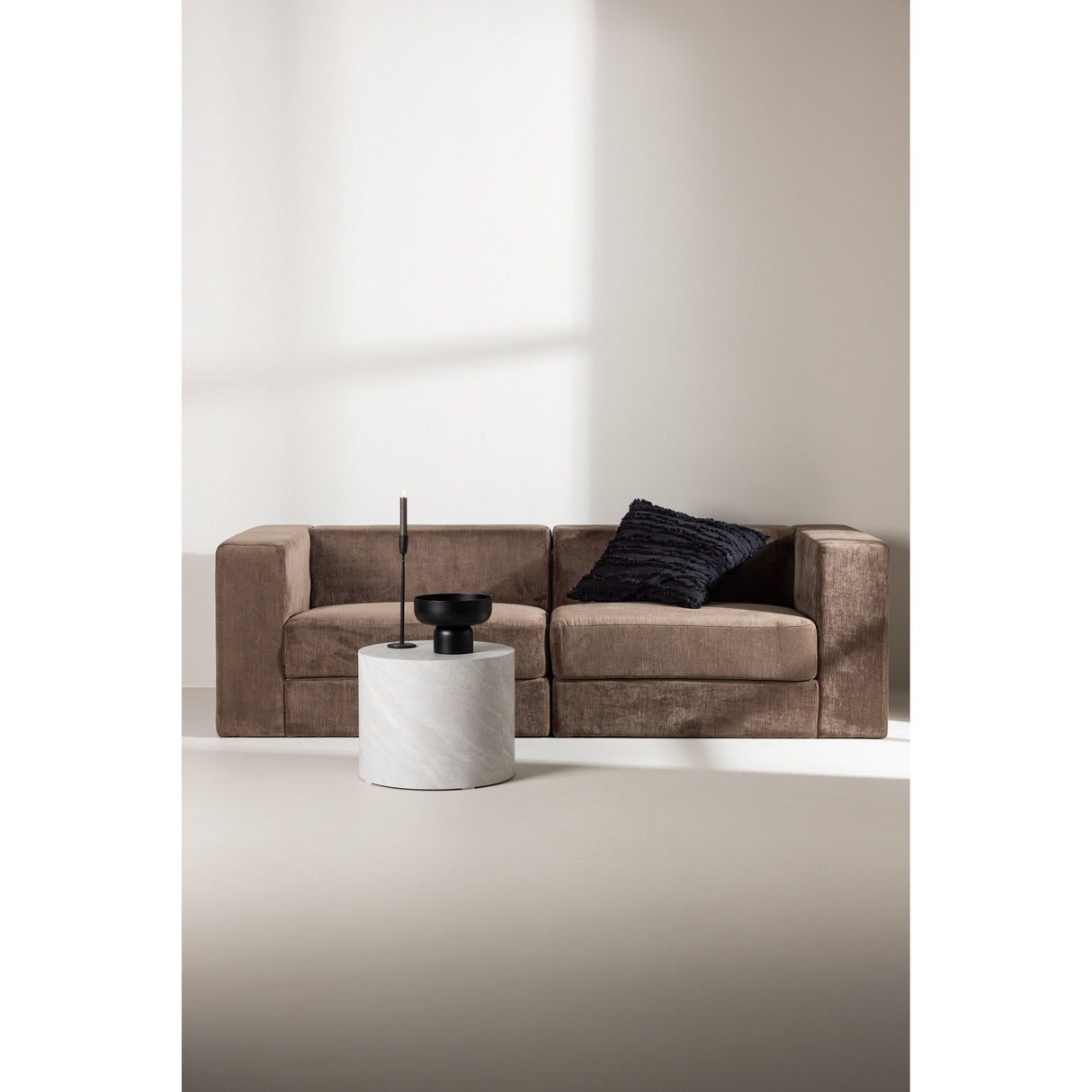 Lumi 3-Sitzer Sofa - Braunes Leinen - ZEN ZONE Furniture