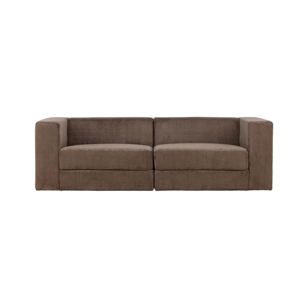 Lumi 3-Sitzer Sofa - Braunes Leinen - ZEN ZONE Furniture