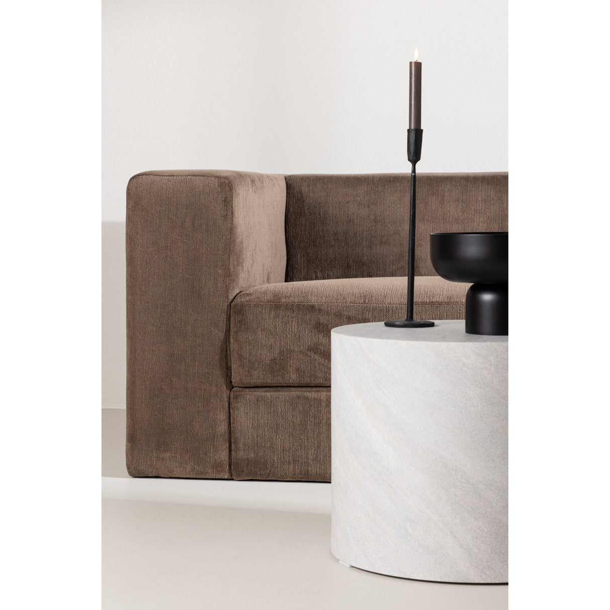 Lumi 3-Sitzer Sofa - Braunes Leinen - ZEN ZONE Furniture