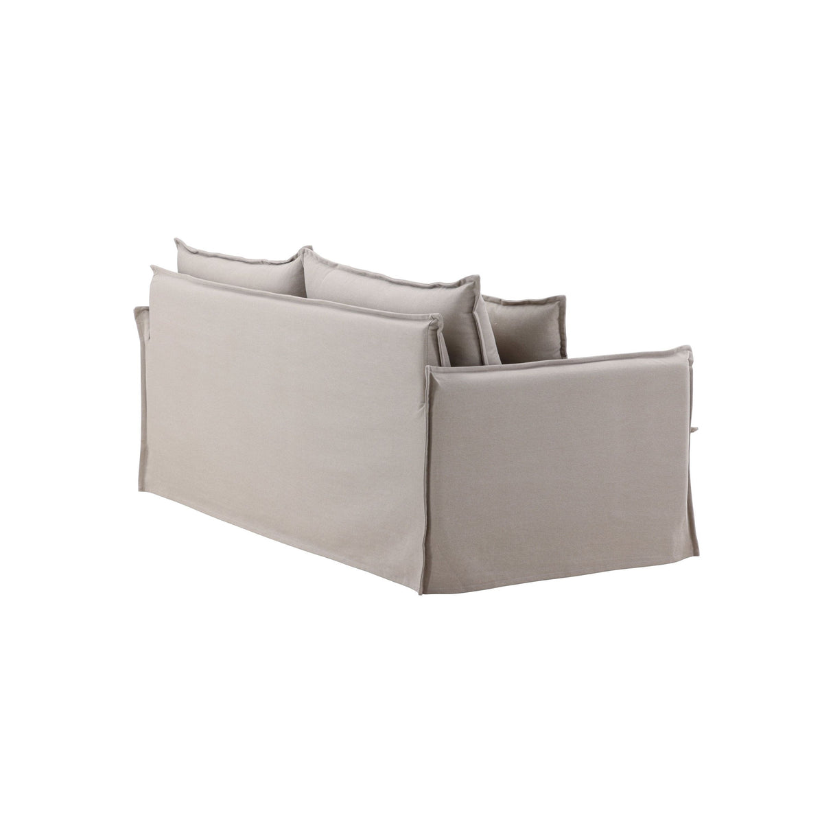 Nova 3-Sitzer Sofa - Braunes Leinen - ZEN ZONE Furniture