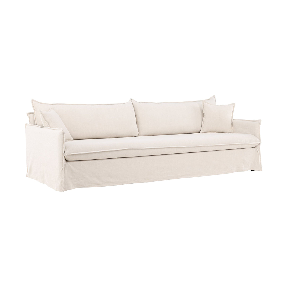 Nova 4-Sitzer Sofa - Beige Leinen - ZEN ZONE Furniture