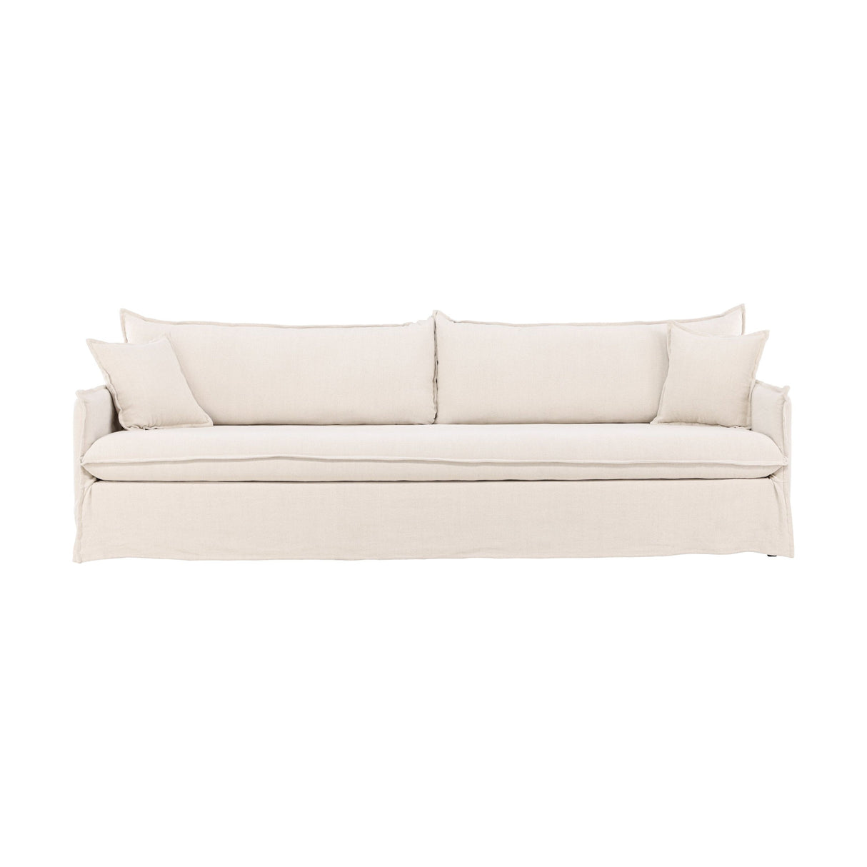 Nova 4-Sitzer Sofa - Beige Leinen - ZEN ZONE Furniture