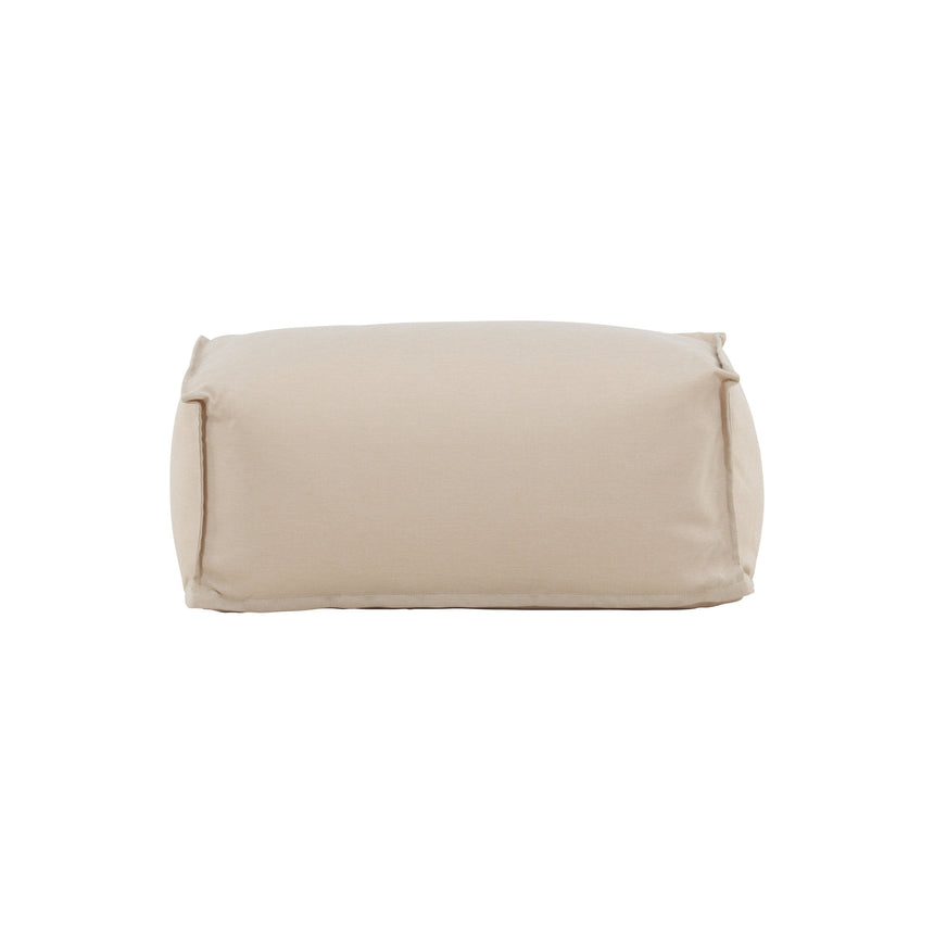 Redang Ottomane Stoff Beige 75x40x33 - ZEN ZONE Furniture