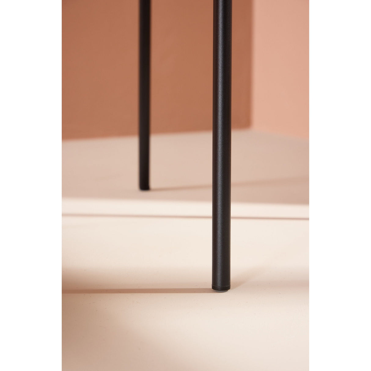 Edina Esszimmerstuhl 2er-Pack - Schwarz / Braunes Leinen - ZEN ZONE Furniture