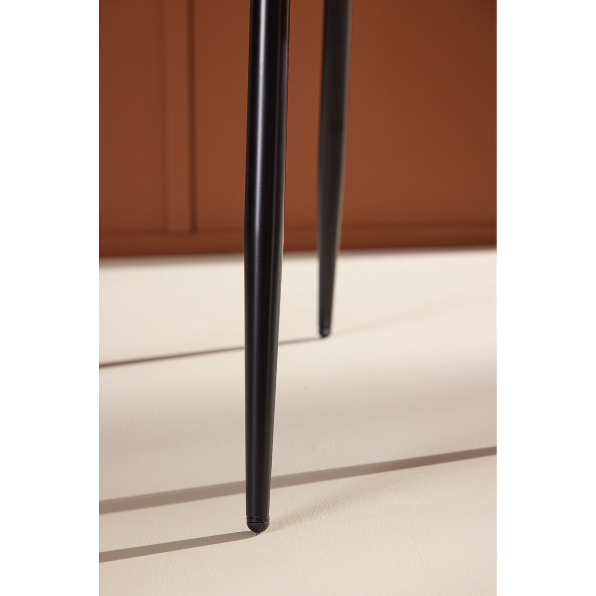 Night Esszimmerstuhl 2er-Pack - Schwarz / Beige Samt - ZEN ZONE Furniture