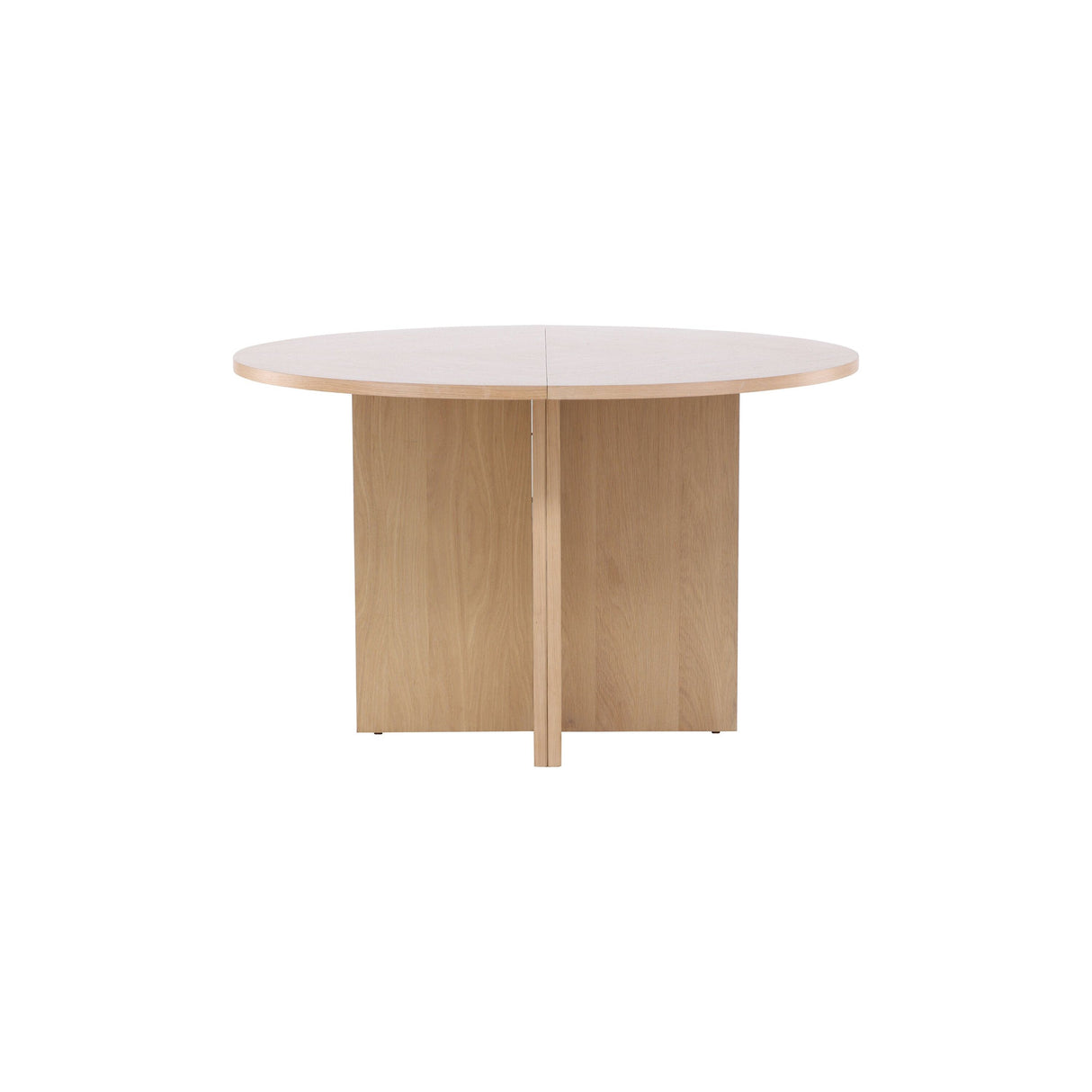 Strada Esstisch - Weiß gekalkt / Eiche furniert 120 x 120 x 74 cm - ZEN ZONE Furniture