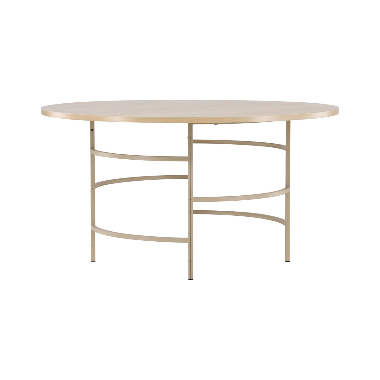 Kopenhagen Esstisch - Weiß gekalkt / Beige 140 x 140 x 74 cm - ZEN ZONE Furniture