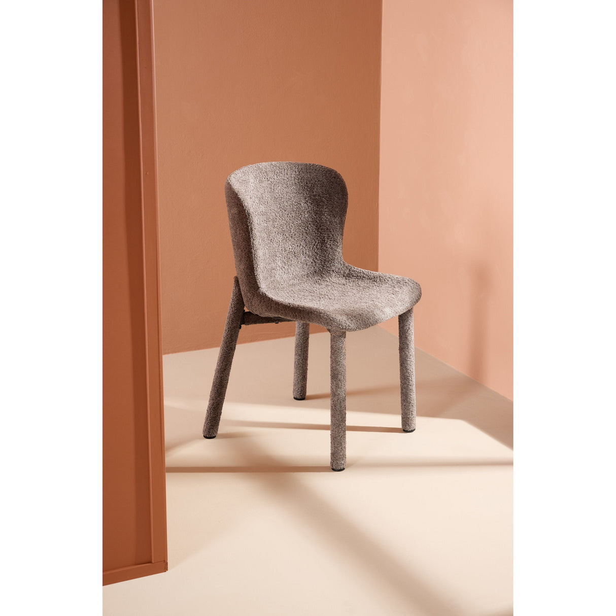 Astoria Esszimmerstuhl 2er-Pack - Braun Boucle - ZEN ZONE Furniture