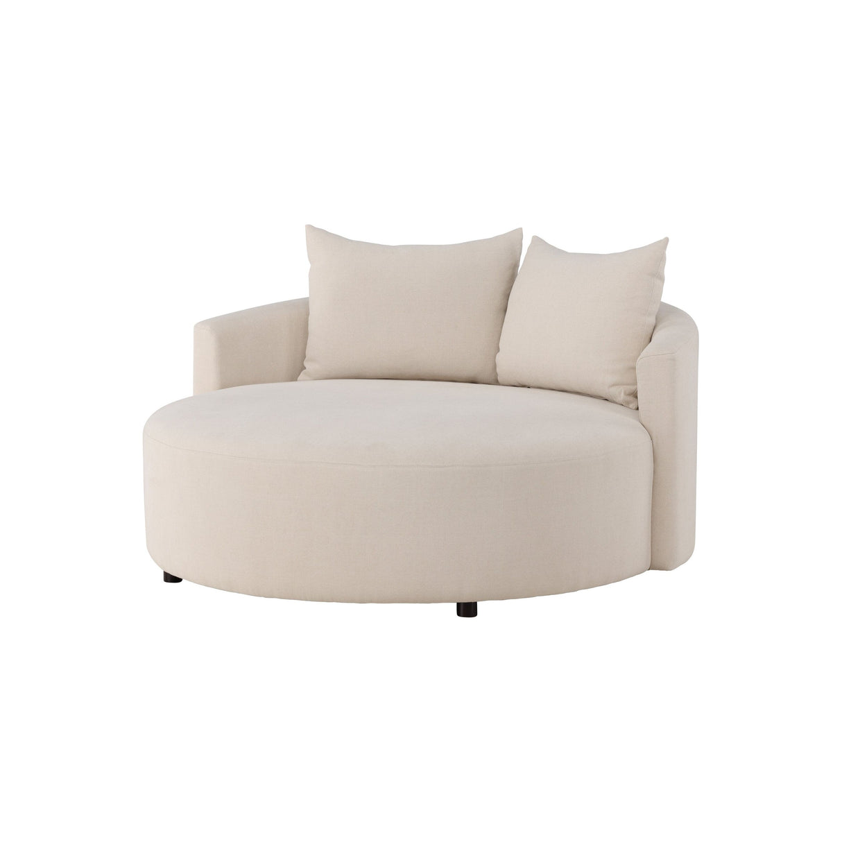 Kelso Sofa - Holz/ Beige Leinen 150 cm - ZEN ZONE Furniture