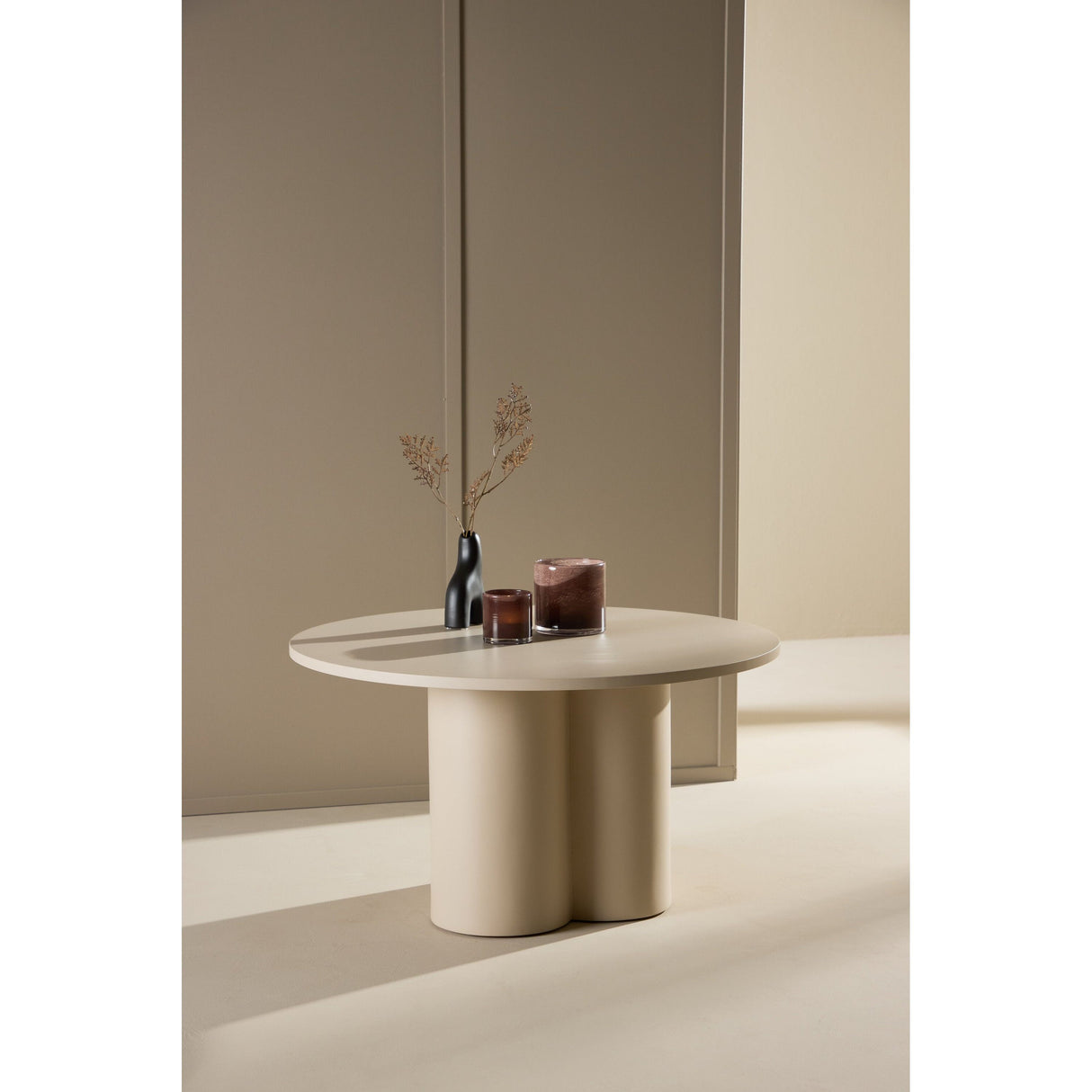 Olivia Couchtisch - Beige 80 x 80 x 45 cm - ZEN ZONE Furniture