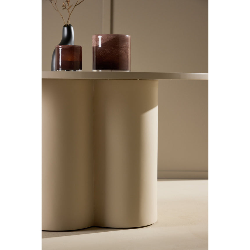 Olivia Couchtisch - Beige 80 x 80 x 45 cm - ZEN ZONE Furniture