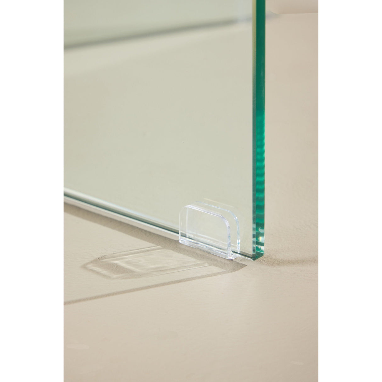 Ester Couchtisch - Glas / Betonoptik 120 x 80 x 42 cm - ZEN ZONE Furniture