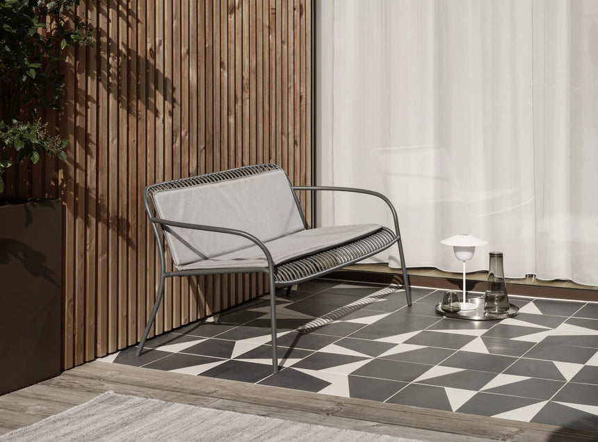 Sitzauflage - YUA - Farbe Melange Gray für Loungesofa, 111x75 cm - ZEN ZONE Furniture