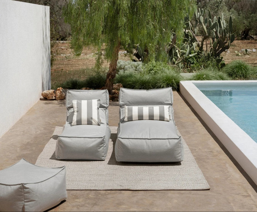 Outdoor-Kissen - STAY - gestreift - 45 x 45 cm - ZEN ZONE Furniture