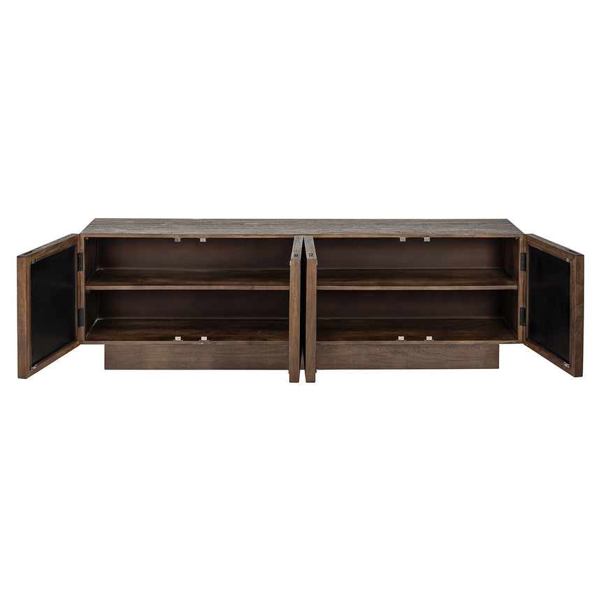 TV-Anrichte Bryant 4 Türen (Brown) - ZEN ZONE Furniture