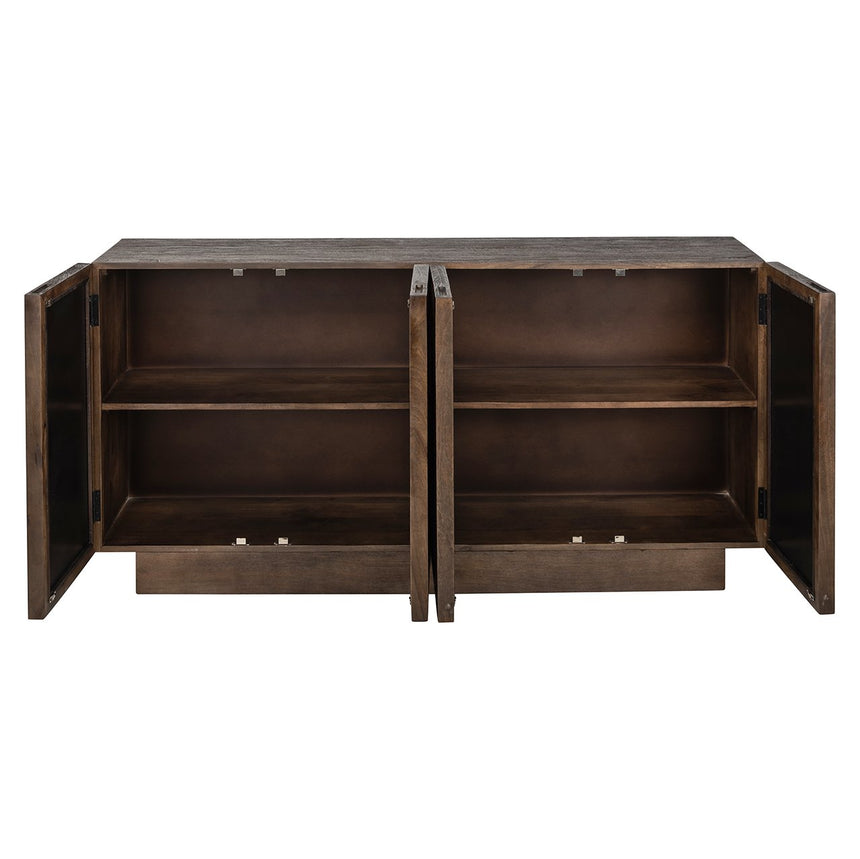 Sideboard Bryant 4 Türen (Brown) - ZEN ZONE