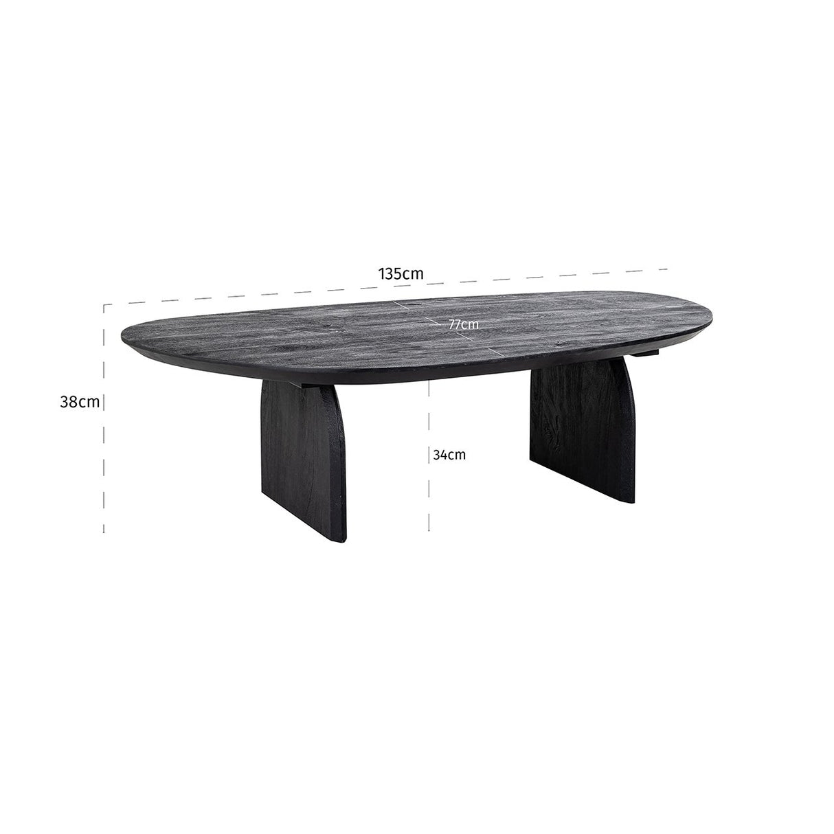 Couchtisch Hudson (Black) - ZEN ZONE