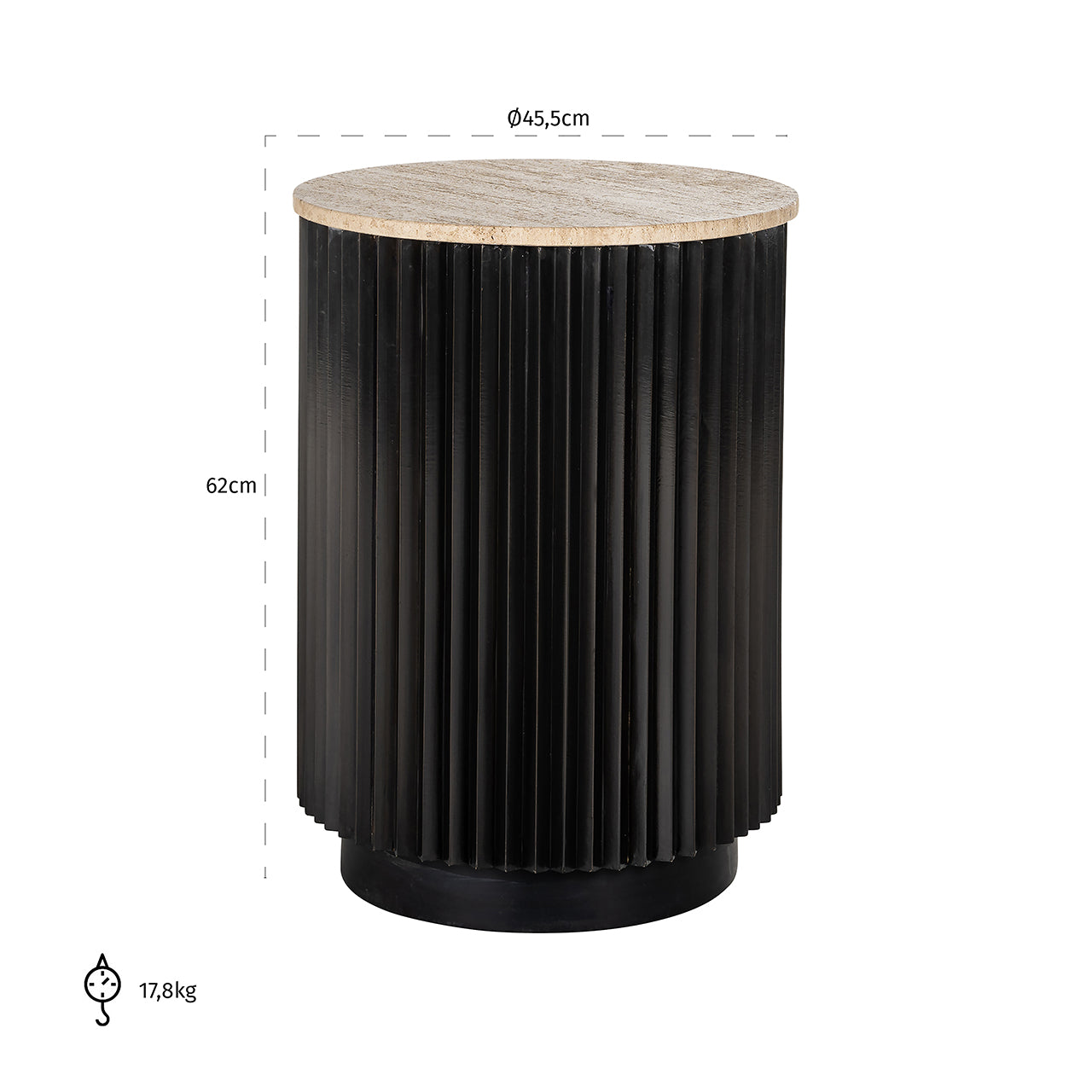 Beistelltisch Hampton 45Ø - ZEN ZONE