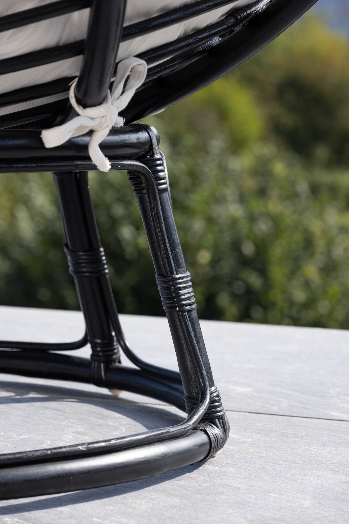 Bonnie Loungechair Schwarz / Offwhite Polyester - ZEN ZONE Furniture