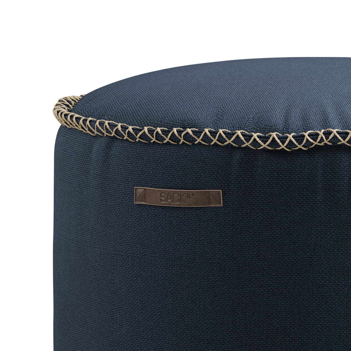 Cura Pouf Dark Blue - ZEN ZONE